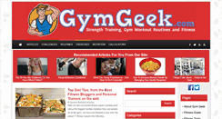 Desktop Screenshot of gymgeek.com